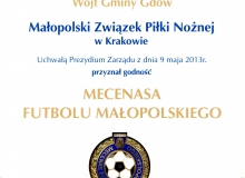 9_odznaka_MECENAS_FUTBOLU_MAŁOPOLSKIEGO